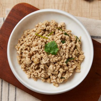 Minced Chicken Black Pepper and Garlic Sauce