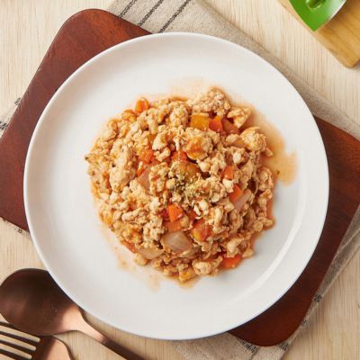 Stir-fried Minced Chicken with Tomato Sauce