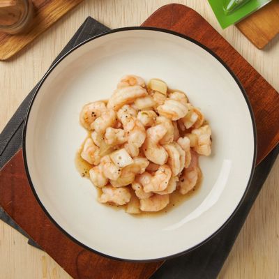 Shrimp with Garlic and Black Pepper