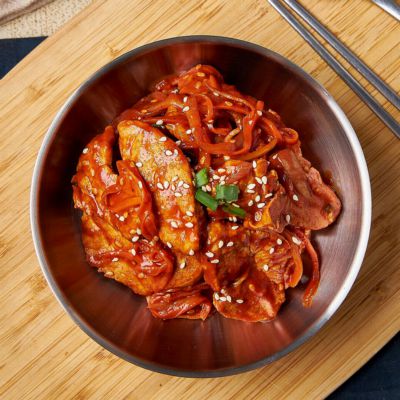 Stir-fried Pork with Korean Spicy Sauce