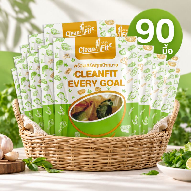 แพ็กอาหารคลีน 30 วัน 90 มื้อ