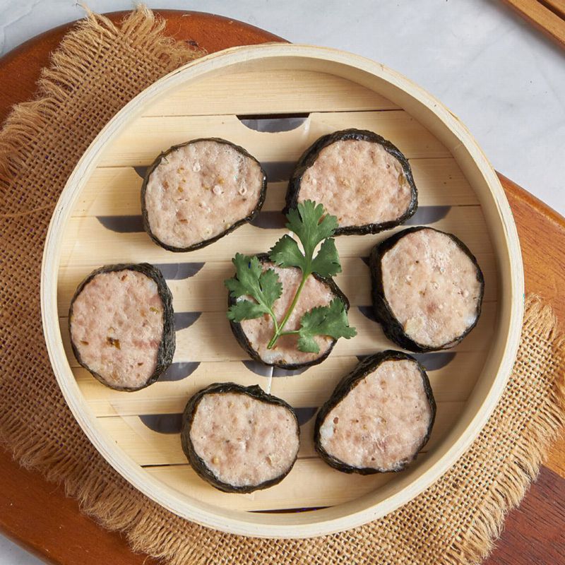หมูห่อสาหร่ายคลีน